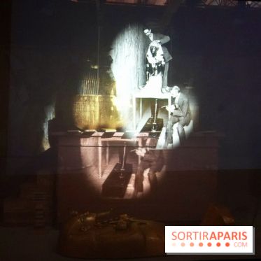 La découverte du tombeau projetée dans l’exposition - Toutankhamon : son tombeau et ses trésors
