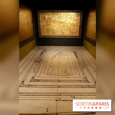 Le plan de la chambre funéraire - Toutankhamon : son tombeau et ses trésors