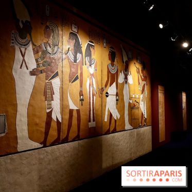 Les figures peintes de la chambre funéraire - Toutankhamon : son tombeau et ses trésors