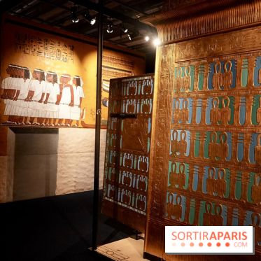 Le couloir décoré du tombeau - Toutankhamon : son tombeau et ses trésors