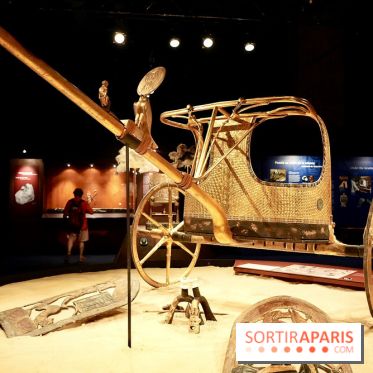 Le char royal et ses boucliers cérémoniels - Toutankhamon : son tombeau et ses trésors