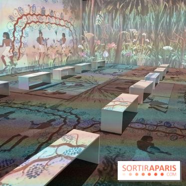 La salle immersive aux projections égyptiennes - Toutankhamon : son tombeau et ses trésors