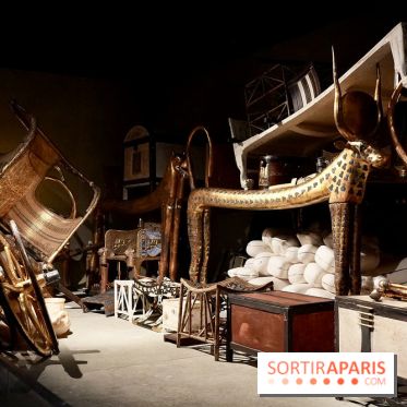 La salle des grands objets funéraires - Toutankhamon : son tombeau et ses trésors