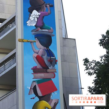 Seth, nos photos de sa nouvelle fresque monumentale à admirer dans le 19e à Paris - Seth 2