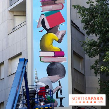 Seth, nos photos de sa nouvelle fresque monumentale à admirer dans le 19e à Paris - Seth 6