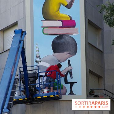 Seth, nos photos de sa nouvelle fresque monumentale à admirer dans le 19e à Paris - Seth 7
