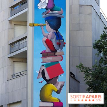 Seth, nos photos de sa nouvelle fresque monumentale à admirer dans le 19e à Paris - Seth 8