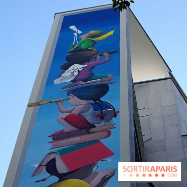 Seth, nos photos de sa nouvelle fresque monumentale à admirer dans le 19e à Paris - Seth 10