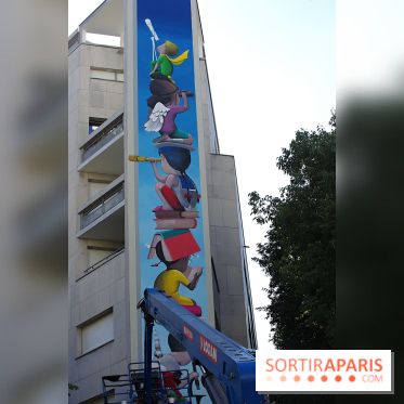 Seth, nos photos de sa nouvelle fresque monumentale à admirer dans le 19e à Paris - Seth 11