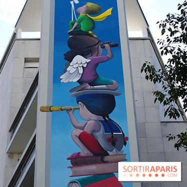 Seth, nos photos de sa nouvelle fresque monumentale à admirer dans le 19e à Paris - Seth 16