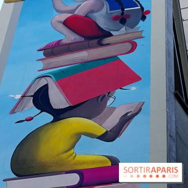 Seth, nos photos de sa nouvelle fresque monumentale à admirer dans le 19e à Paris - Seth 17