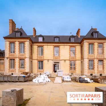 Le château de Plaisir dans les Yvelines se transforme en conservatoire - photos - façade intérieur