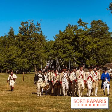 L'Amérique et Versailles, les photos du plus grand campement et reconstitution historique