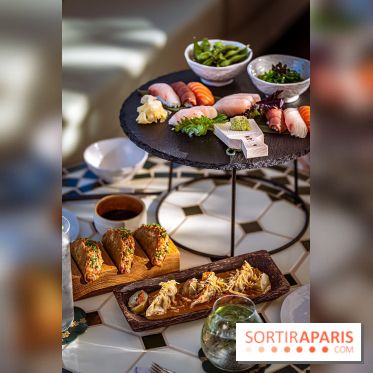 Le Rooftop du Fouquet's, bar à cocktail et cuisine fusion japonaise - photos