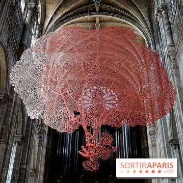 Lydie Arickx : nos photos de son installation à l'église Saint-Eustache