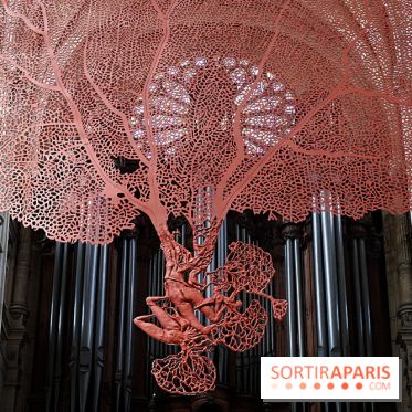 Lydie Arickx : nos photos de son installation à l'église Saint-Eustache