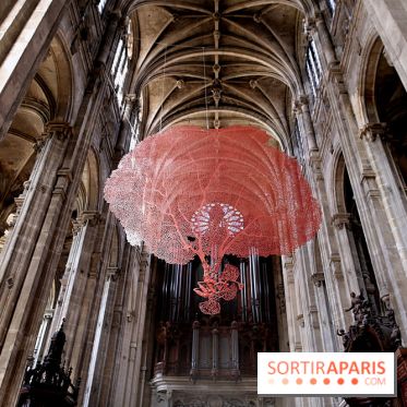 Lydie Arickx : nos photos de son installation à l'église Saint-Eustache
