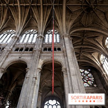 Lydie Arickx : nos photos de son installation à l'église Saint-Eustache
