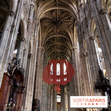 Lydie Arickx : nos photos de son installation à l'église Saint-Eustache