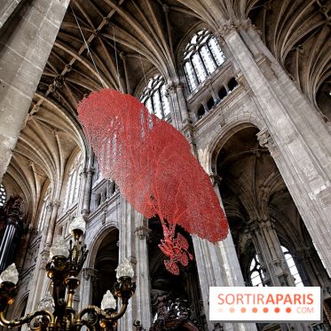 Lydie Arickx : nos photos de son installation à l'église Saint-Eustache