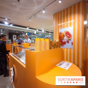 Pierre Hermé ouvre un pop up éphémère aux Galeries Lafayette avec des brioches glacées - nos photos