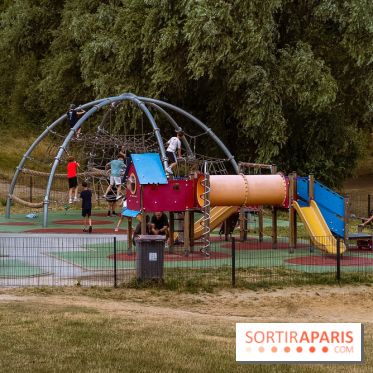 Île de loisirs du Val de Seine dans les Yvelines, plage, baignade et activités - photos