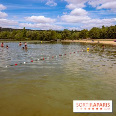 Île de loisirs du Val de Seine dans les Yvelines, plage, baignade et activités - photos