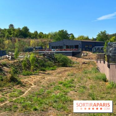 Les Loudges, les hébergements devant les loups arctiques au Zoo de Thoiry