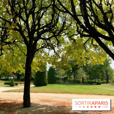 Le square Séverine, grand espace vert du 20e arrondissement