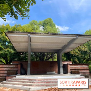 Le square Séverine, grand espace vert du 20e arrondissement