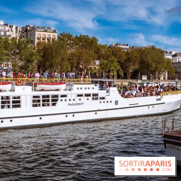 Défilé flottant sur la Seine : le Jal Yatra à Paris, les photos