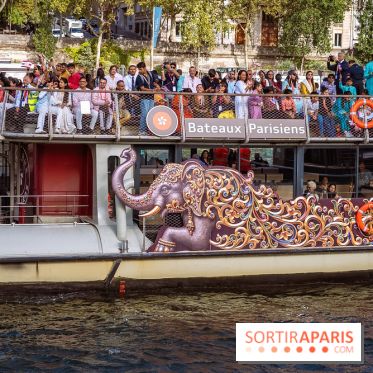 Défilé flottant sur la Seine : le Jal Yatra à Paris, les photos