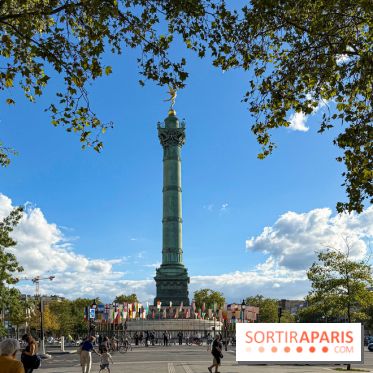 La Re-prise de la Bastille, 196 drapeaux recyclés autour de la Colonne de Juillet pour la Paris Design Week 2026