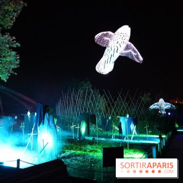 Parc de l'Étrange 2026 : Manta géant lumineux suspendu au Parc André-Citroën