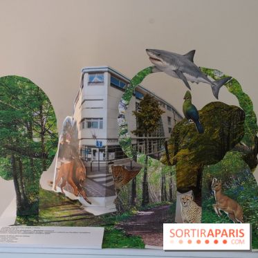 Aux frontières de l'imaginaire : Forêt urbaine et créatures — collage 3D