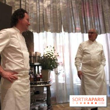 Tom Kitchin et Alain Ducasse au Plaza Athénée