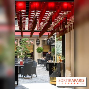 La terrasse du Buddha Bar Hotel Paris