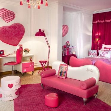 Chambre Barbie au Plaza Athénée