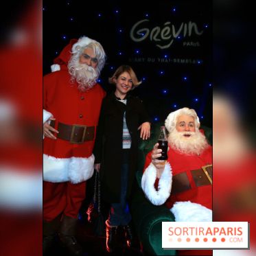 Soirée de lancement du Père Noël Coca Cola au Musée Grévin