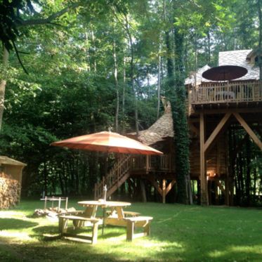 Les cabanes dans les arbles du Moulin
