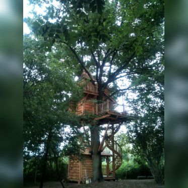 Les cabanes dans les arbles du Moulin