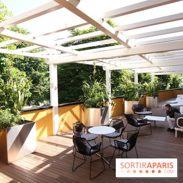 Molitor : terrasse d'une chambre