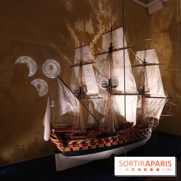 La Chine à Versailles : maquette du navire "le Comte de Provence"