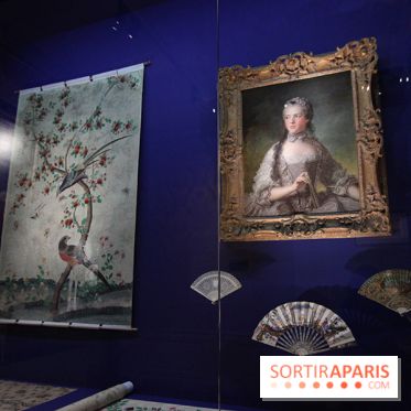 La Chine à Versailles : eventails de soie