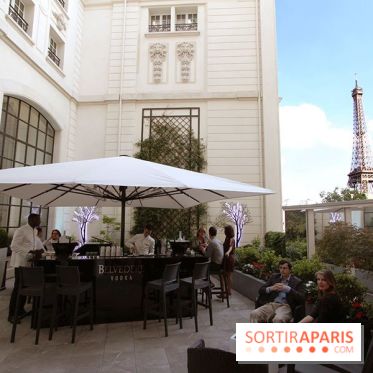 La terrasse d'été du Shangri-La Paris by Belvedere