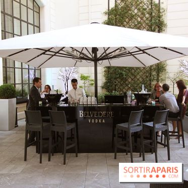 La terrasse d'été du Shangri-La Paris by Belvedere