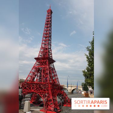 Paris Plage 2014 : Tour Eiffel Fermob