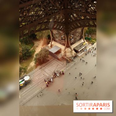 Le premier étage de la Tour Eiffel rénové