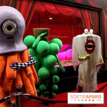 Lancement des illuminations et des vitrines 2014 des Galeries Lafayette