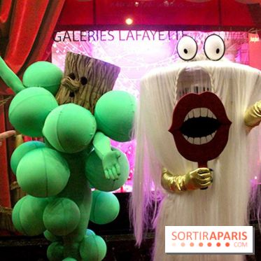 Lancement des illuminations et des vitrines 2014 des Galeries Lafayette